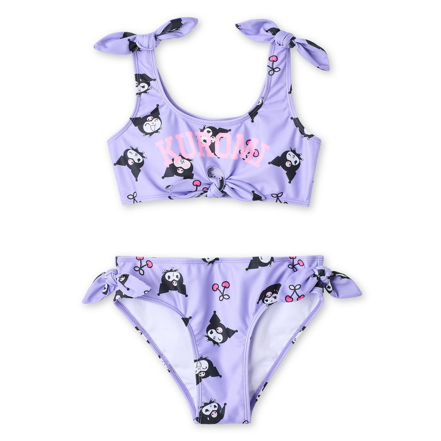 Kuromi Girls' Two Piece Swim Set