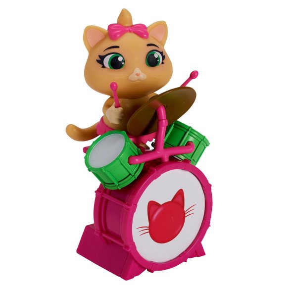 44 Cats - The Buffycats - 3" Pilou Figure with Drum Set