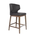 thumbnail image 1 of Tabouret de Bar à Dossier Ailé Rembourré de Qualité Contractuelle Cabo (26 Po/29 Po), 1 of 3