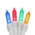 thumbnail image 2 of Northlight Mini Lumières de Noël LED - Multicolore - Fil Blanc 33 Pieds - 100ct, 2 of 6