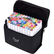 Artist Dual Tip Markers Set, Alcohol Based Permanent Markers Pens for Kids Adult Coloring Books Sketching and Card