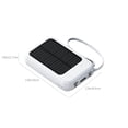 thumbnail image 3 of Ycandiee Power Bank, Solar Portable Charger, 20000mAh Power Bank Large Capacity Built in 3 Output and 1 Input Cables, Fast Charger Compatible with All Smart Phones and Devices, 3 of 6
