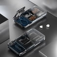 thumbnail image 1 of HOARBOEG Travel Vitamin Organizer 4 Compartments Portable Vitamin Organizer Small And Unique Shape Easy To Carry Large Space Capacity Suitable For Outdoor Travel, 1 of 8