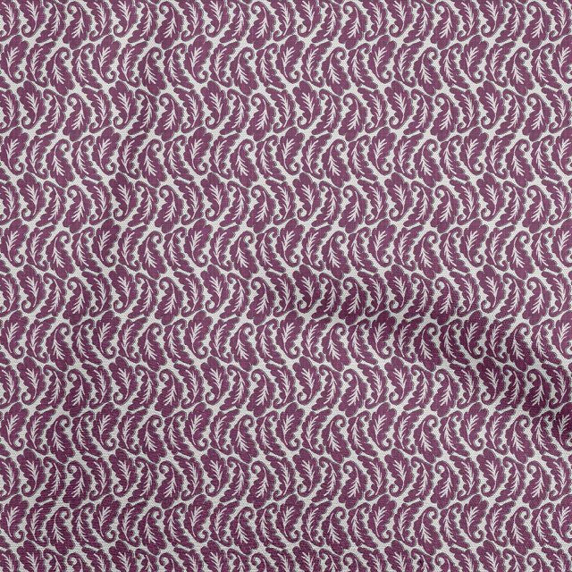 oneOone Polyester Spandex Wine Purple Fabric Asian Block Sewing Craft Projects Fabric Prints By Yard 56 Inch Wide