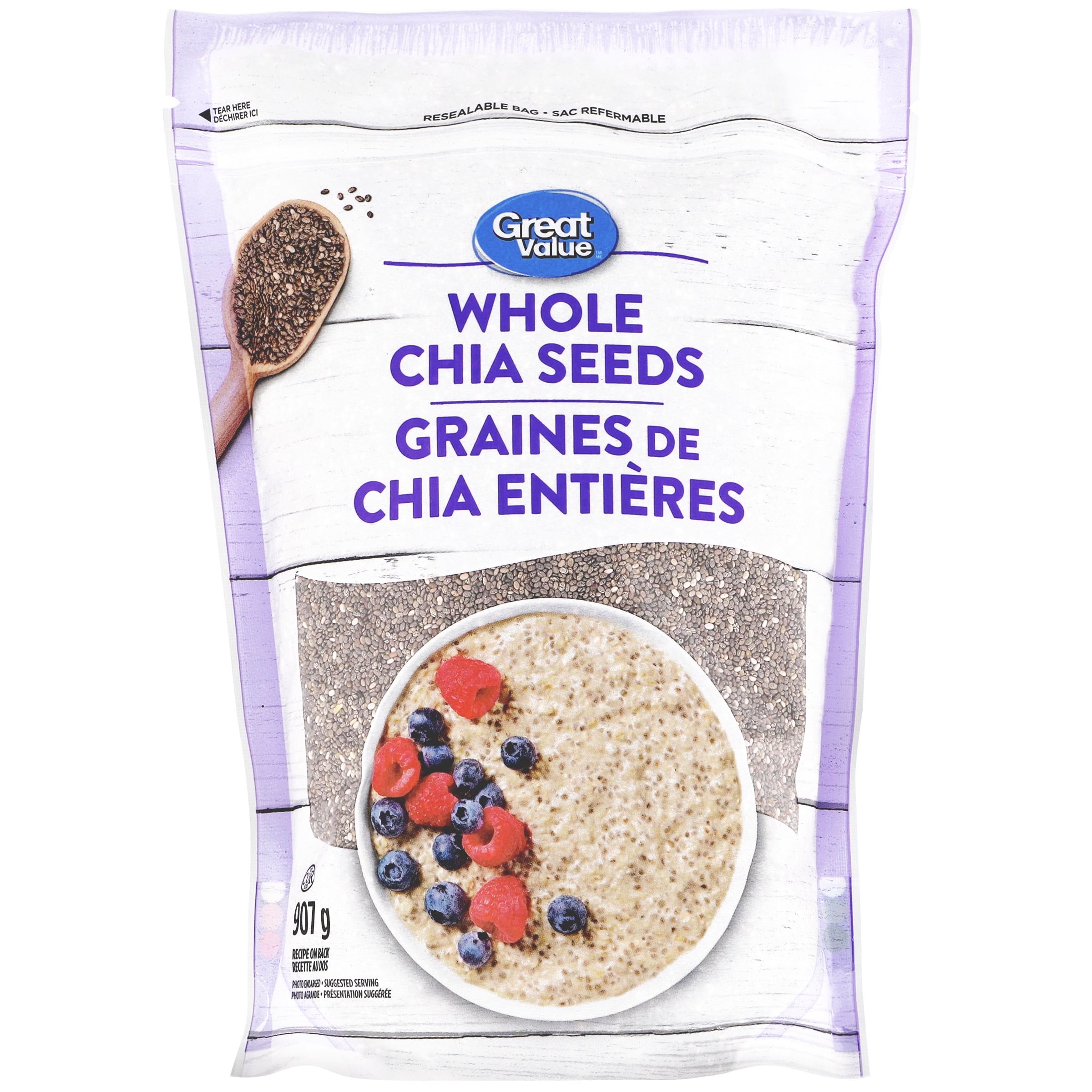 Graines de chia entières Great Value