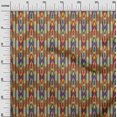 thumbnail image 2 of oneOone Tissu Georgette Viscose Rayé Ikat Imprimé au Mètre 42 Pouces de Large, 2 of 4
