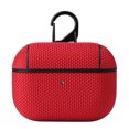 thumbnail image 1 of Earphone Cover Nylon Waterproof Bluetooth Headphone Case Headphone Protector Case Protector Bluetooth Earphone Case Nylon Replacement for Airpods Pro, Red, 1 of 6