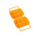thumbnail image 1 of Agiferg Portable 6 Eggs Plastic Container Holder Folding Egg Storage Box Handle Case, 1 of 2