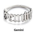 thumbnail image 1 of EGNMCR Rings Twelve English Letter Opening Stainless Steel stud earring, 1 of 2