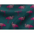 thumbnail image 4 of oneOone Viscose Jersey Fabric Heron Block Printed Craft Fabric BTY 60 Inch Wide, 4 of 5