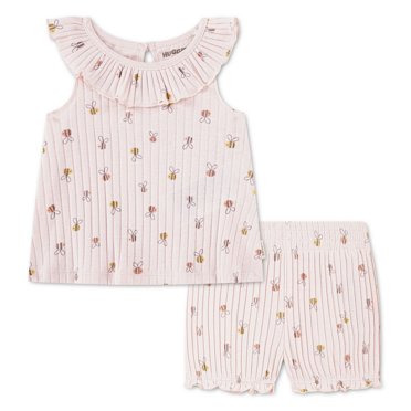 Huggies Happy Hugs Infant Girl 2-Piece Top and Shorts Set