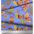 thumbnail image 3 of Soimoi polyester Crepe Fabric Artistic Paisley Printed Craft Fabric by the Yard 42 Inch Wide, 3 of 3