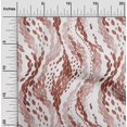 thumbnail image 2 of oneOone Cotton Flex Brown Fabric Abstract Sewing Material Print Fabric By The Yard 40 Inch Wide, 2 of 4