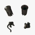 thumbnail image 2 of Novelty Lights 50 Pack C7 Replacement Sockets, Black, SPT-2, 2 of 3