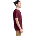 thumbnail image 3 of Hanes Mens 5.2 oz HEAVYWEIGHT Short Sleeve T-shirt, M, Maroon, 3 of 3