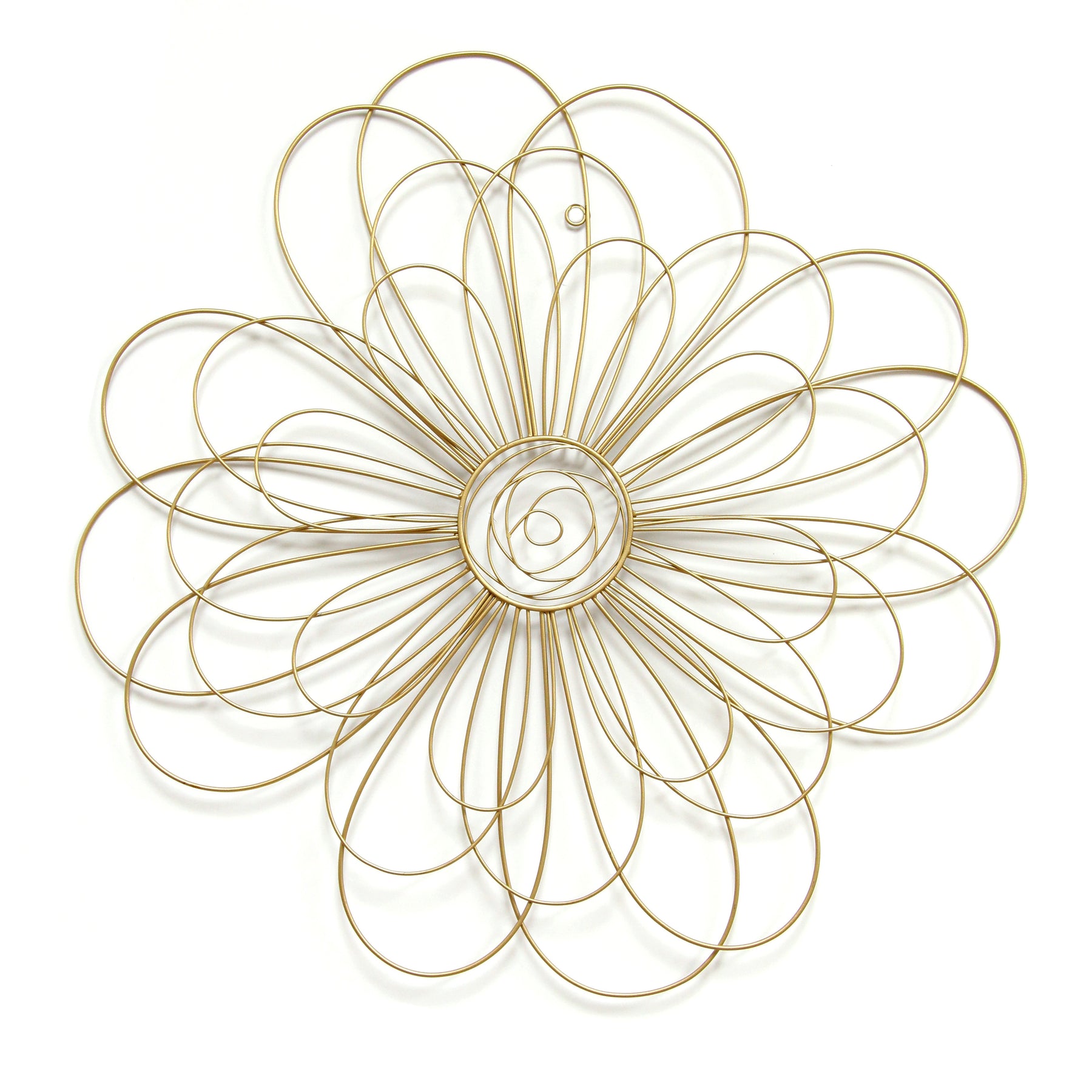 Jem Art Inc S07729 Stratton Déco Maison Fil Doré Fleur Déco Murale