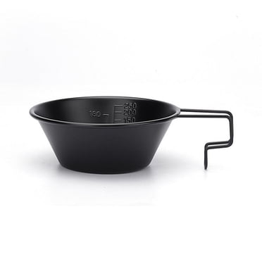 Tasse Sierra Antiadhésive de Camping avec Poignée Vaisselle de Plein Air Batterie de Cuisine Bol de Cuisson