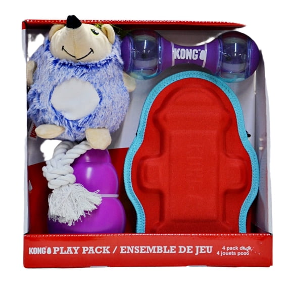 Jouets pour Chien KONG Play Pack - Lot de 4