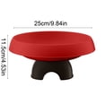 thumbnail image 4 of Bowayaoa Red White Plastic Fruit Bowl Decorative Snack Serving Tray for Coffee Table Nut Dish Storage Container Home Kitchen Accessories, 4 of 7