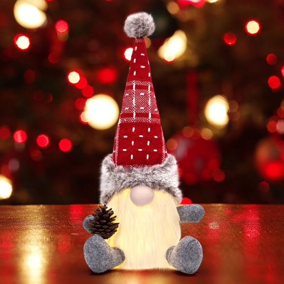 KTTECTOA Poupée Sans Visage de Noël Rudolph, Poupée en Peluche Homme de la Forêt Nordique, Décoration Nain, Liquidation, Déco d'Automne, Canada Days, Déco de Noël