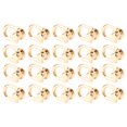 thumbnail image 2 of D Ring Rivet, 20 Sets 360 Degree Rotatable Ball Studs D Ring Rivets with Screws  Zinc Alloy Iron DIY Leather Craft Accessories for Handbags Pet Collars Wallets Hats, 2 of 7