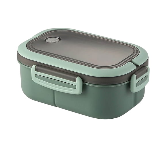 Rbaofujie Lunch Box for Office Workers Microwave Oven Heating Special Bento Box Partition Type with Rice Lunch Box Fresh-Keeping Box Food Grade Bento Box Lunch Box