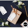 thumbnail image 4 of Inkdotpot Silver Foil Paper Hang Tags Made With Love Text Favor Tags 50 Pack, 4 of 6
