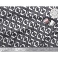 thumbnail image 2 of Soimoi Polyester Crepe Fabric Square & Floral Block Decor Fabric Printed Yard 52 Inch Wide, 2 of 2