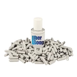 (Nouveaux 1oz Taille) Uber Goop Revêtement de laque de lave-vaisselle gris clair/Glue w/150 chapeaux