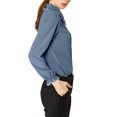 thumbnail image 4 of INSPIRE CHIC Chemises de Travail pour Femmes à Volants Doux Col Peter Pan Boutonnées, 4 of 6
