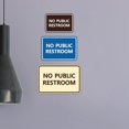 thumbnail image 4 of Signs ByLITA Classic Framed No Public Restroom (Blue) - Large 1 Pack, 4 of 4