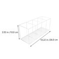 thumbnail image 2 of 1Pc Acrylic Pen Holder Desktop Storage Box Makeup Brush Organizer Office Tool, 2 of 6