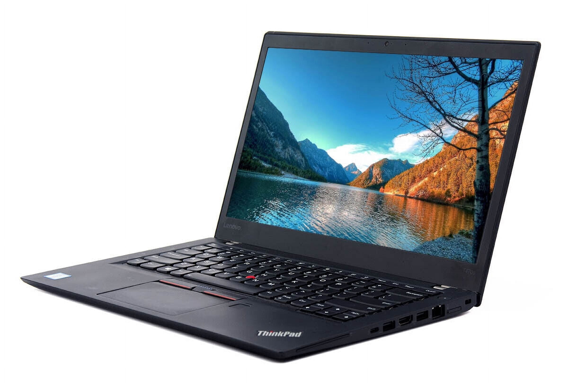 Refur Lenovo ThinkPad T470s 14" FHD Screen Intel Core i5-6300U 8GB RAM 256GB M.2 SSD Win 11 Pro WebCam HDMI with Free LIXSUNTEKÂ® Ethernet Cable