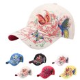 thumbnail image 2 of Coofit Women Baseball Cap Adjustable Embroidery Butterfly Snapback Hat Outdoor Sun Hat, 2 of 6