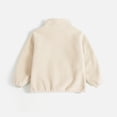 thumbnail image 3 of MIASHUI Manteau Léger Chaud à Fermeture Éclair pour Tout-Petits Garçons Filles, Beige, 6-7 Ans, 3 of 4