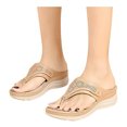 thumbnail image 2 of Leutsin Ladies Platform Sandals Thong Sandals Wedge Sandals High Heel Platform Sandals, 2 of 2