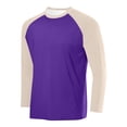 thumbnail image 1 of LOVZFMLL Men's Shirts, Colorblock Classic Fashion Crew Neck T-Shirts, Casual Essential Versatile Pullover, Relaxed Fit Fall Clothes, 1 of 2