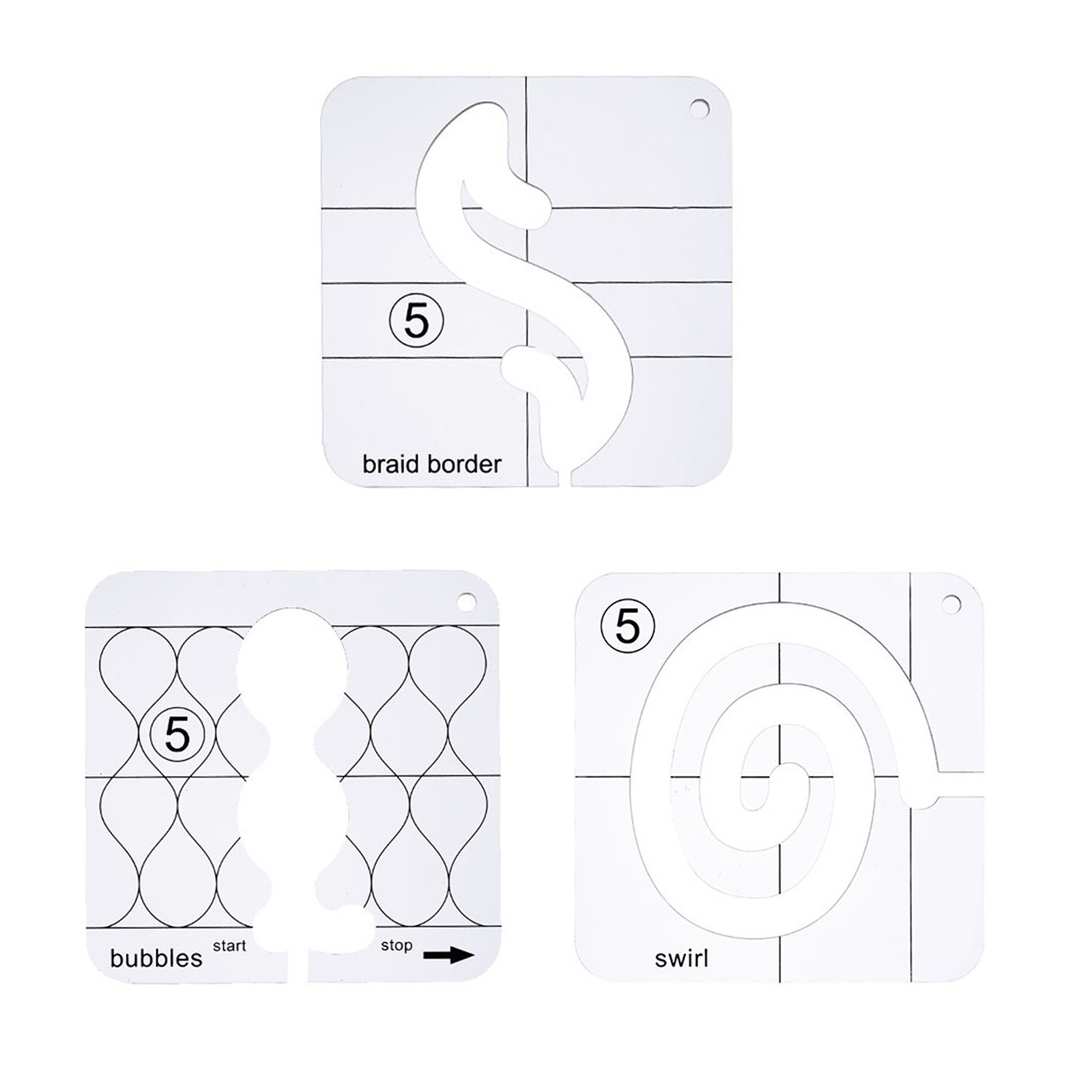 Yhmxh Gifts for Women & Men,Home Essentials Acrylic DIY Sewing Patchwork Ruler Special-shaped Hollow Sewing Kit Patchwork Template Sewing Board