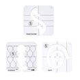 thumbnail image 1 of Yhmxh Gifts for Women & Men,Home Essentials Acrylic DIY Sewing Patchwork Ruler Special-shaped Hollow Sewing Kit Patchwork Template Sewing Board, 1 of 4