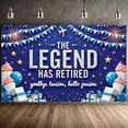 thumbnail image 2 of Decorative Design Retirement Party Banner Airplane Travel Themed Balloon Celebration for Office Party Event Decoration Photo Background, 2 of 5
