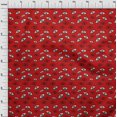 thumbnail image 4 of oneOone Viscose Jersey Red Fabric Eye Print Craft Projects Decor Fabric Printed By The Yard 60 Inch Wide, 4 of 5