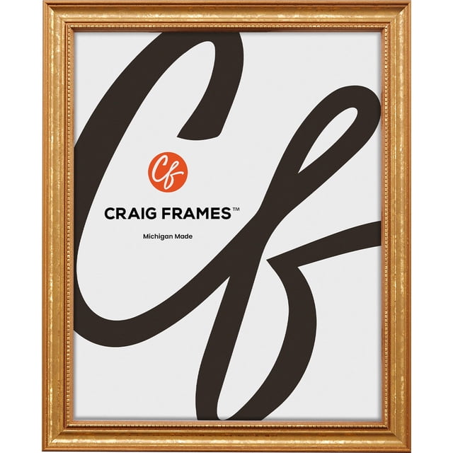 Craig Frames 314GD Cadre Photo Orné Doré 14 x 18 Pouces