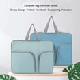 thumbnail image 4 of Housse d'Ordinateur Portable Imperméable Étui d'Ordinateur Portable Sac Pochette Porte-Documents Pochette Protecteur Réutilisable Compartiments Affaires Rangement Bleu 14 Pouces, 4 of 9