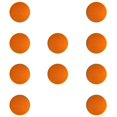 thumbnail image 2 of Baohd EVA Foam Golf Swing Exercises Practice Training Balls Golfing Skills Orange 42mm 1Set, 2 of 6