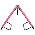 thumbnail image 4 of vidaXL Folding Sun Lounger Steel Pink, 4 of 9