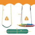 thumbnail image 2 of Gymax Swing Frame Stand with 2 Swing Set Swing Sets for Backyard w/ Ground Stakes, 2 of 10