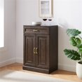 thumbnail image 2 of Crosley Furniture Stanton Traditional Wood Kitchen Storage Pantry - Coffee, 2 of 13