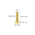 thumbnail image 2 of Unique Bargains Brass Hex Bolts, M4x16mm 30 Pack Fully Thread Grade 4.8 Machine Screws, 2 of 4