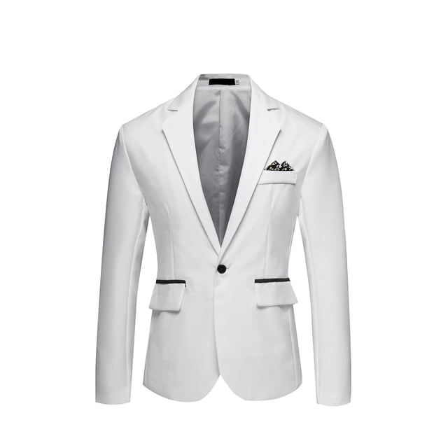 Drppepioner Men'S England Solid Color High Quality Casual Single Breasted Suit