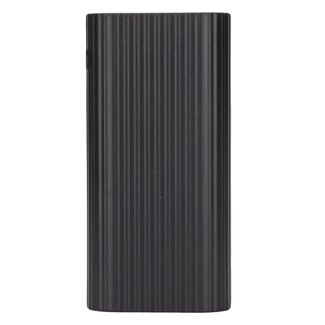 DIY Power Bank, 5V Output Portable Fast Charging 2 Input 21700 Battery Charging Box For Electronic Products Black,White